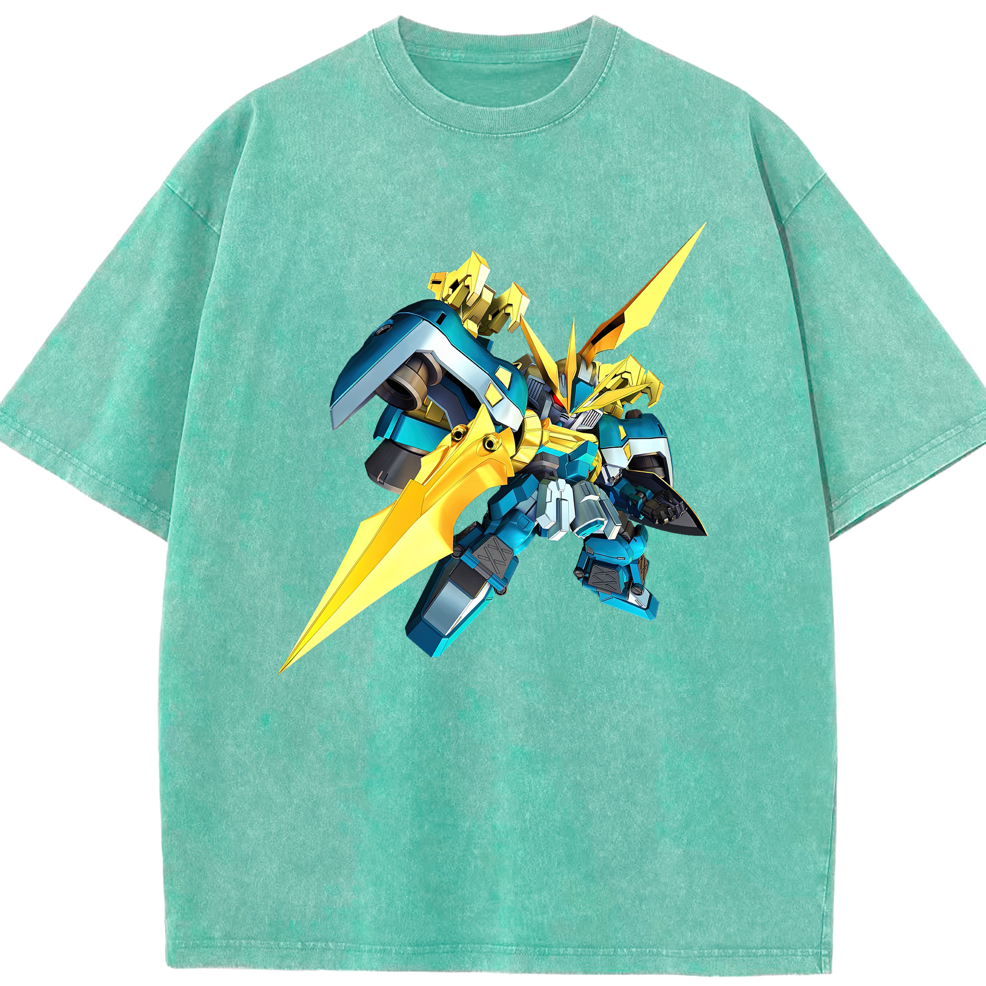 （画像用） 機動戦士ガンダム Mobile Suit Gundam 綿100% ヴィンテージ風 半袖Tシャツ（フロントプリント）